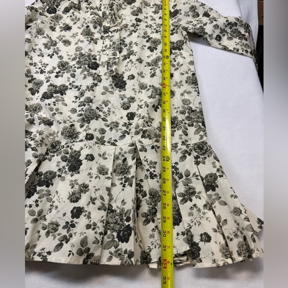 Tuckernuck Faded Roses Long Sleeve Drop Waist Tate Mini Dress - Picture 13 of 15